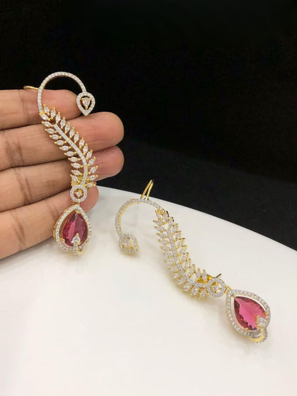 Ishhaara Trendy Statement Earcuff Earrings