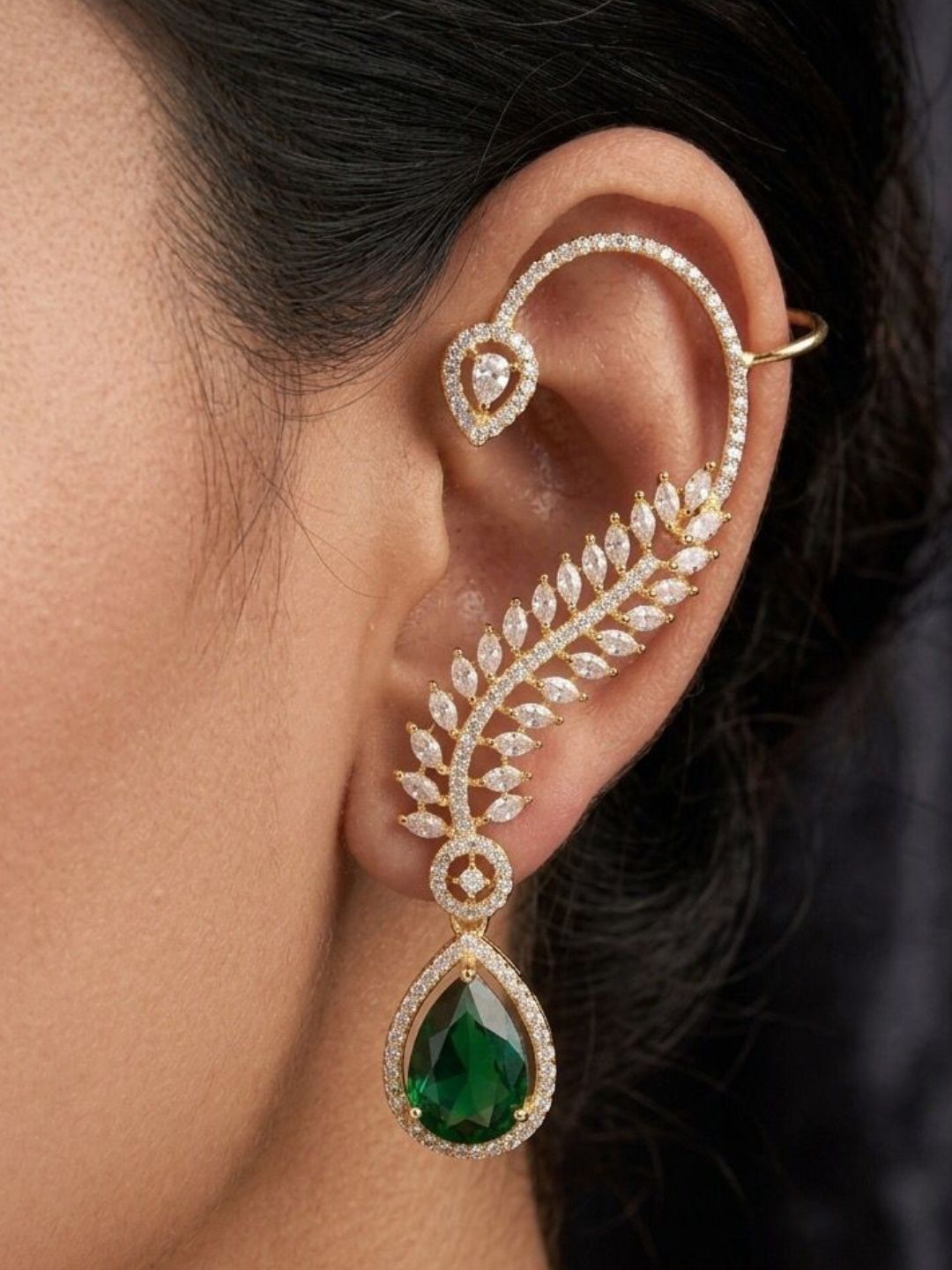 Ishhaara Trendy Statement Earcuff Earrings