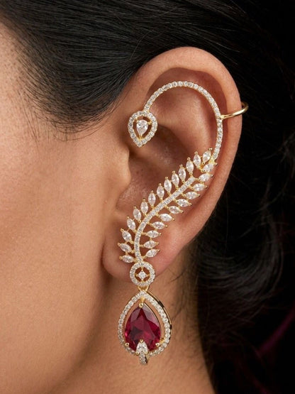 Ishhaara Trendy Statement Earcuff Earrings