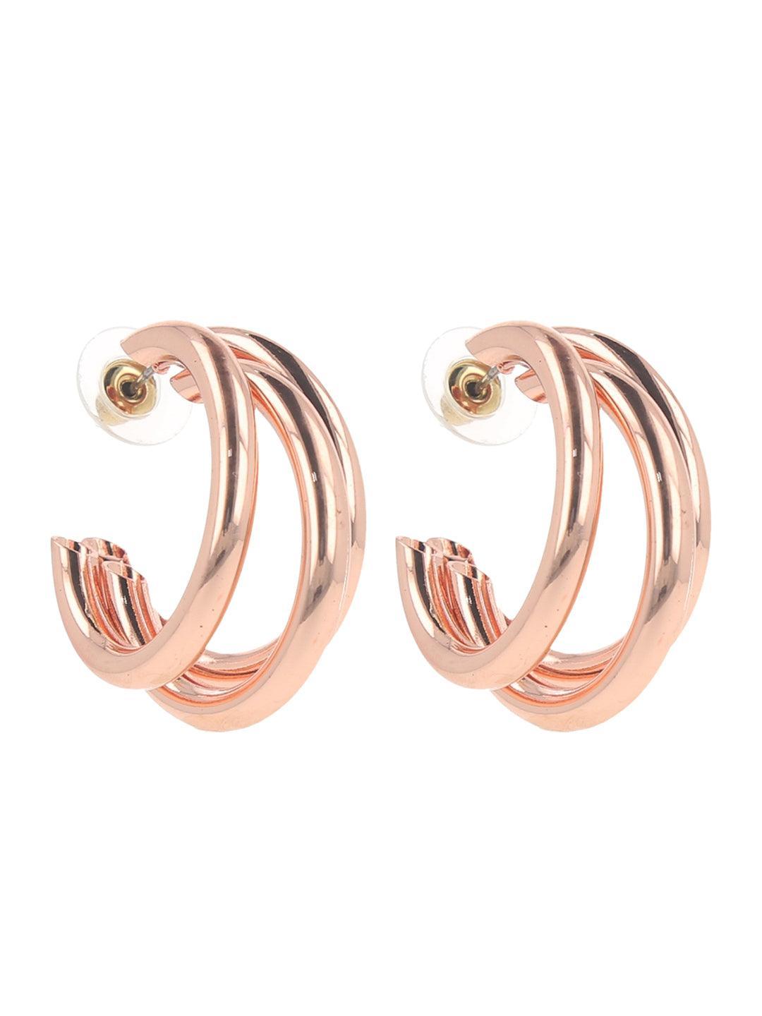 Ishhaara Triple Hoop Earrings