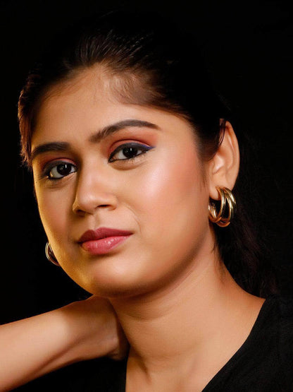 Ishhaara Triple Hoop Earrings