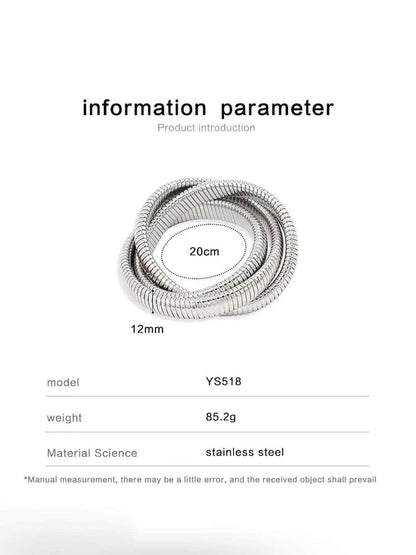 Ishhaara Triple Layer Wrap Stretchable Bracelet