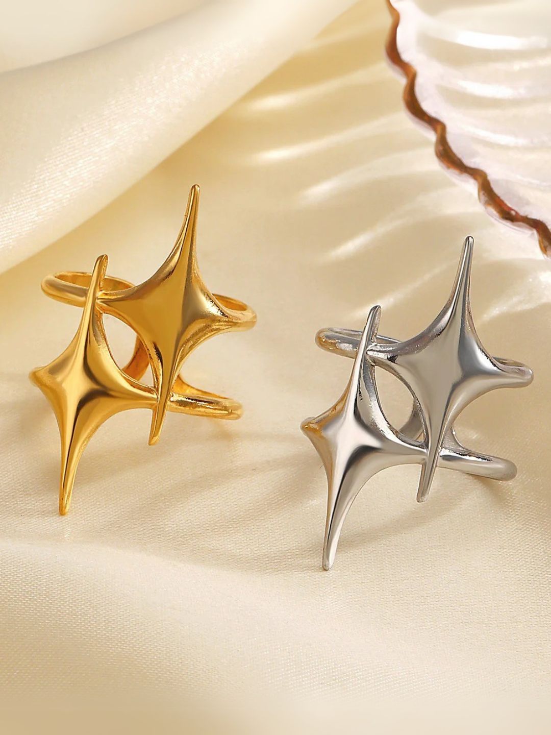 Ishhaara Triple Star Ring