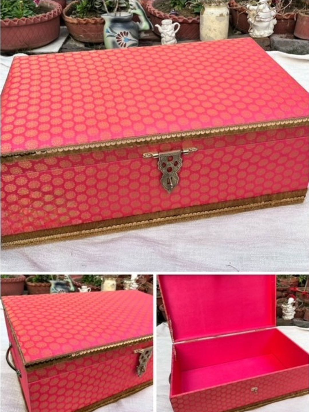 Ishhaara Trousseau Trunk Or Lehenga Box
