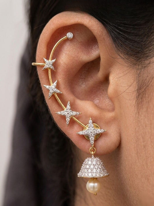 Ishhaara Twinkling Graceful Earcuff Earring