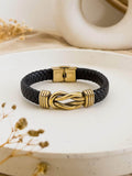 Ishhaara Twisted Gold Men's Bracelet