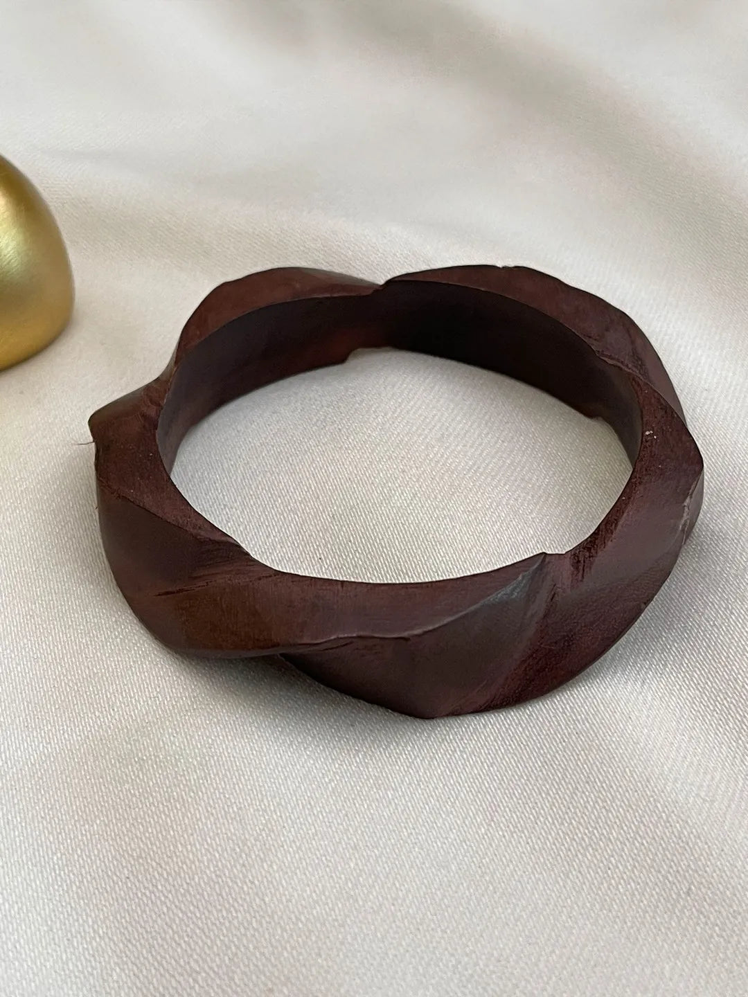 Ishhaara Twisted Wood Bracelet