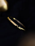 Ishhaara Twister Gold Luxuries Kada Bracelet