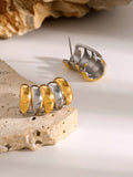 Ishhaara Two Toned Climber Earrings