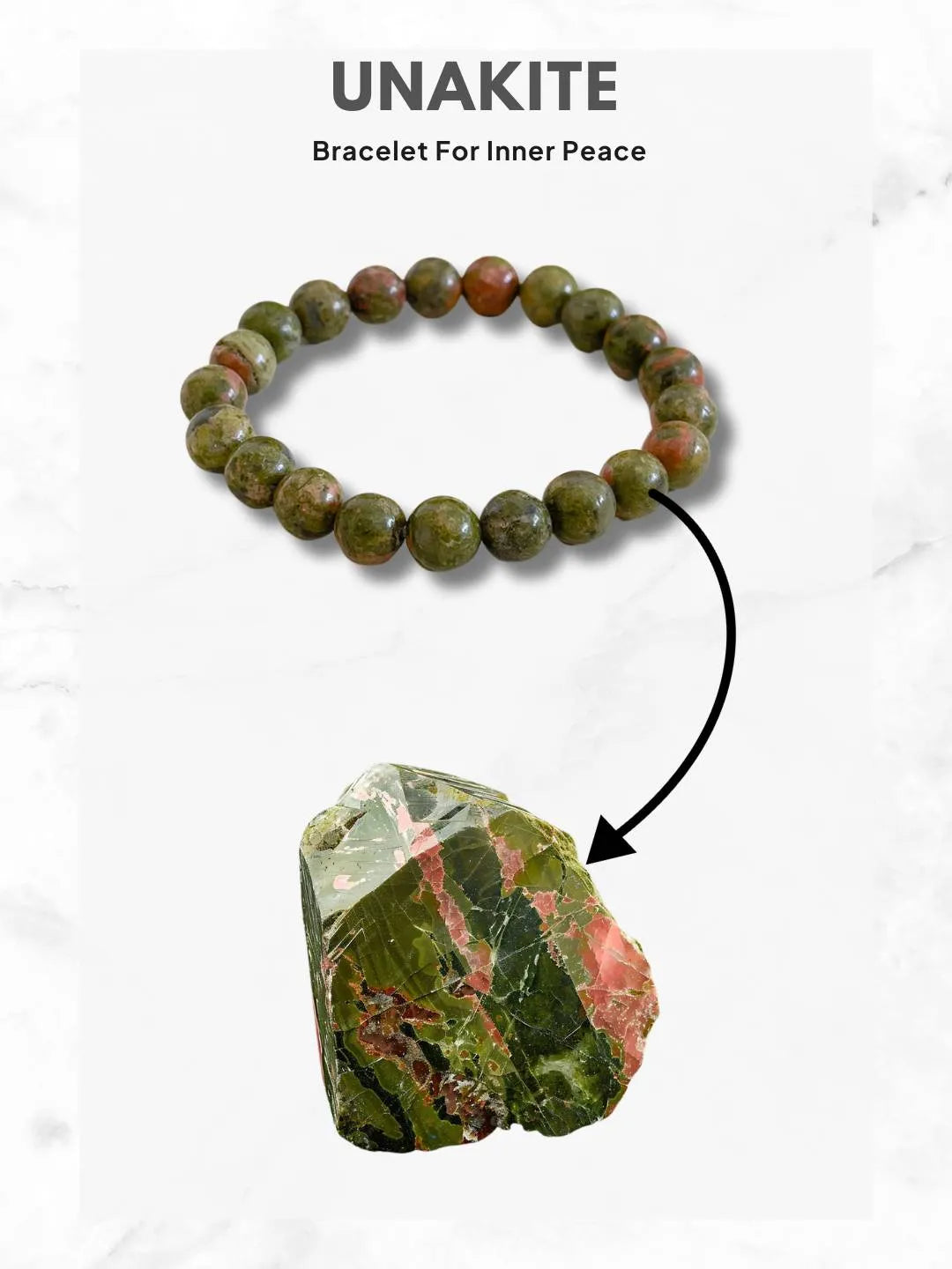 Ishhaara Unakite Bracelet For Inner Peace