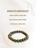 Ishhaara Unakite Crystal Bracelet For Inner Peace