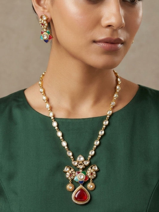 Ishhaara Unique Designed Pendant Neckalce