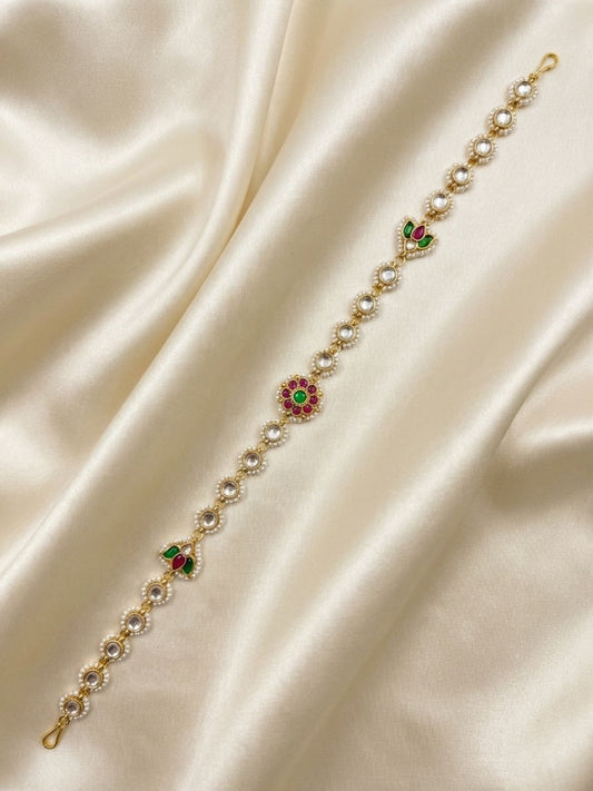 Ishhaara Unique Floral Kundan Jadau Sheeshphool