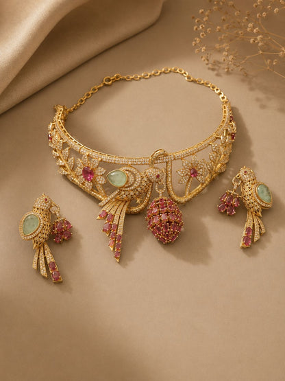 Ishhaara Vantara Bird Royale Statement Necklace