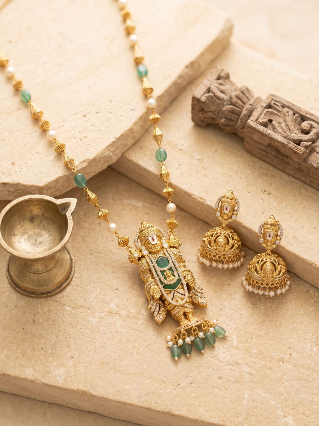 Ishhaara Venkateshwara Pendant Necklace