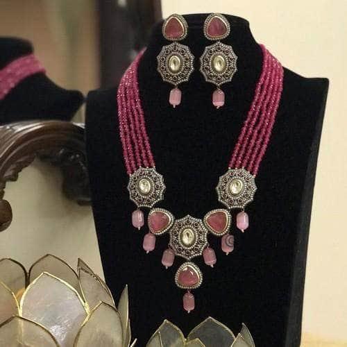 Ishhaara Victorial Turtle Long Necklace Set