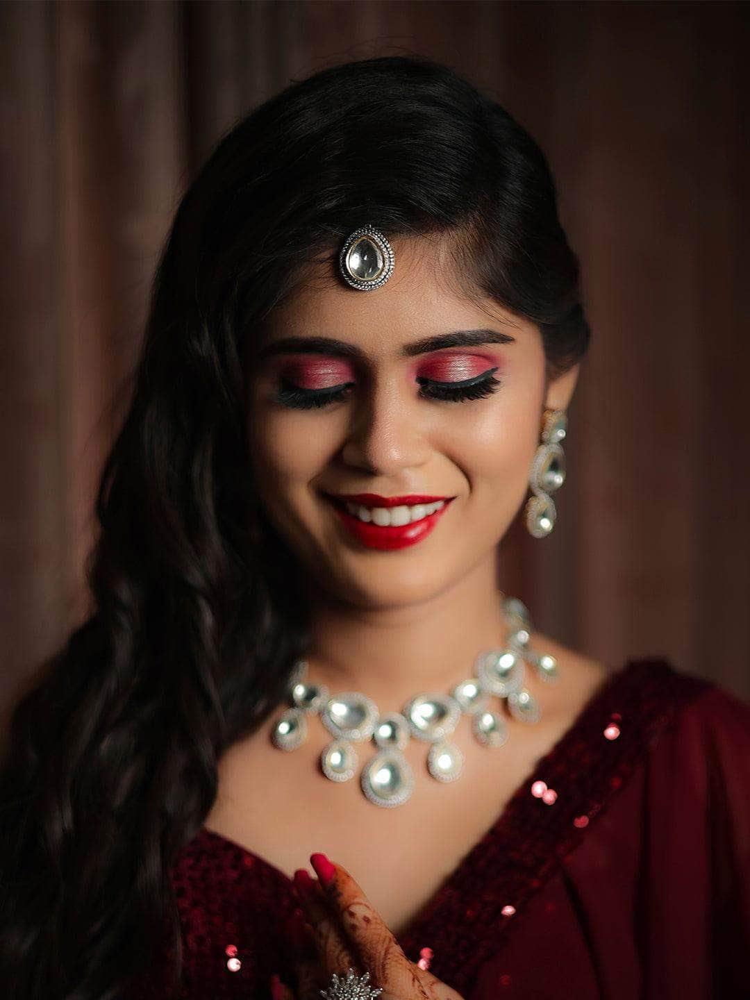 Ishhaara Victorian Ad Polki Kundan Necklace Set