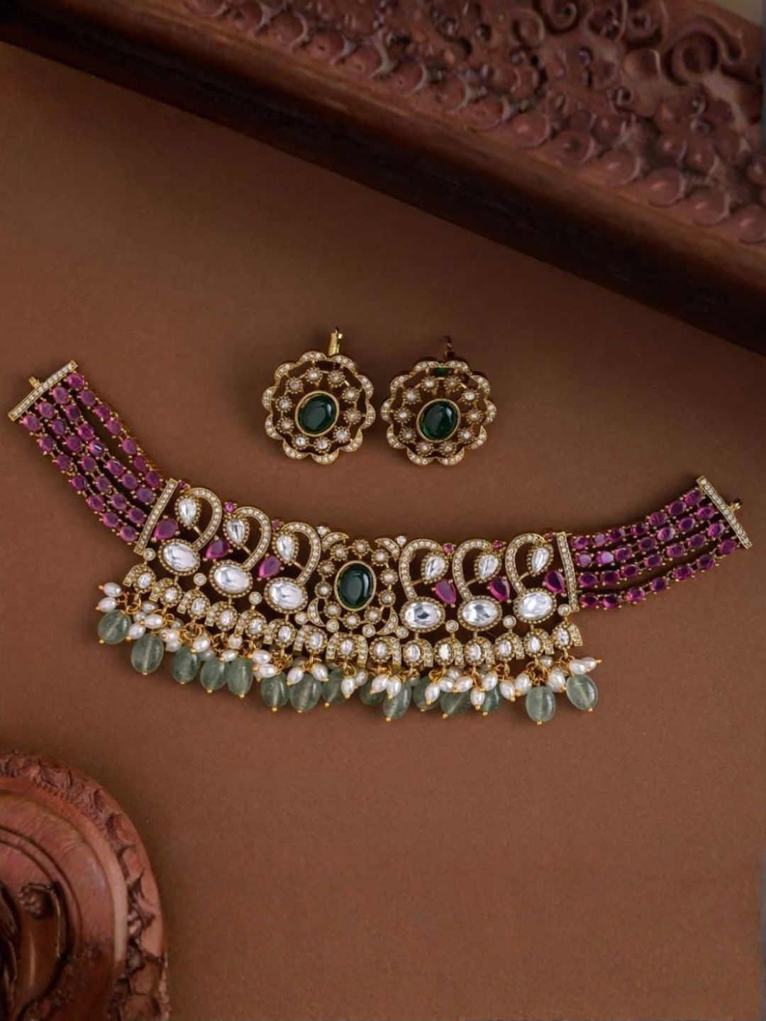 Ishhaara Victorian Diamond Choker
