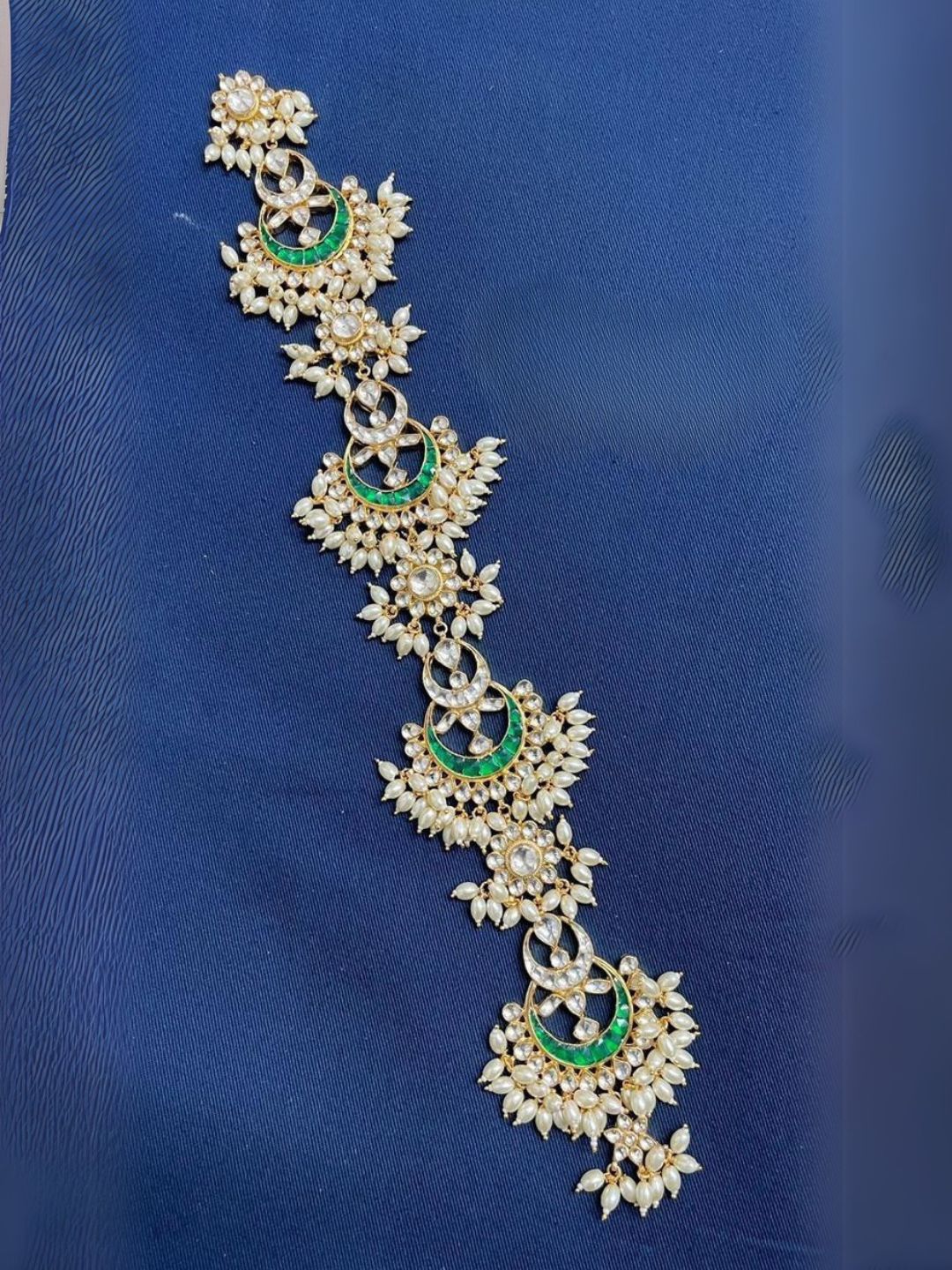 Ishhaara Victorian Pachi Kundan Studded Choti