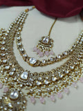 Ishhaara Victorian Pearl Necklace With Studs