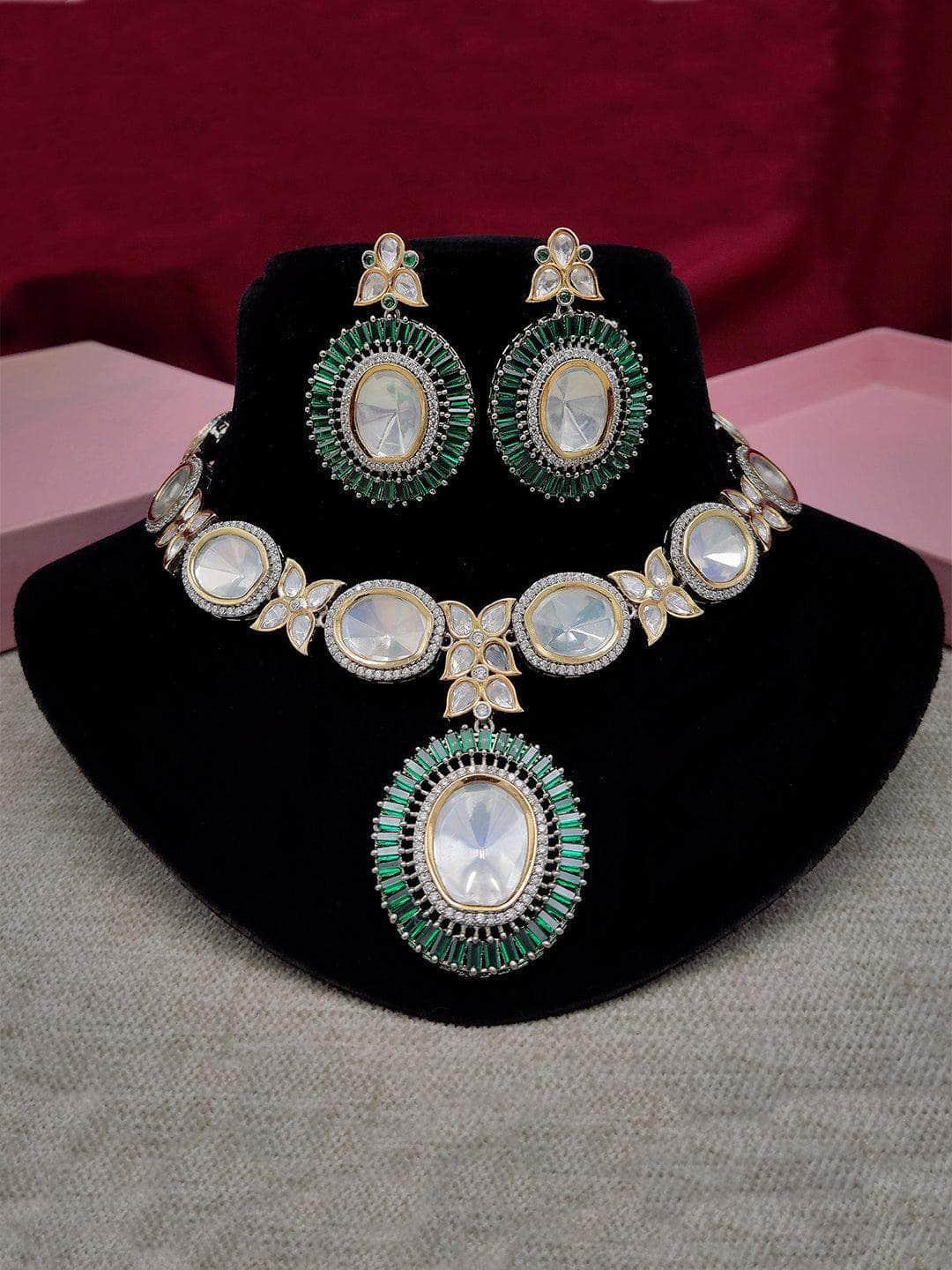 Ishhaara Victorian Polki Kundan Necklace