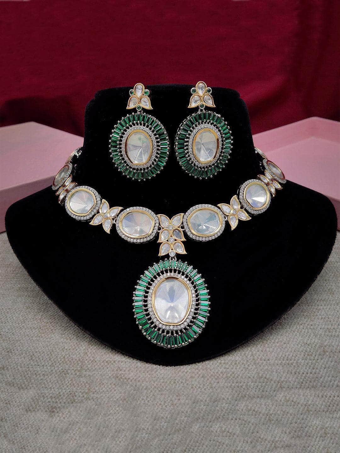 Ishhaara Victorian Polki Kundan Necklace