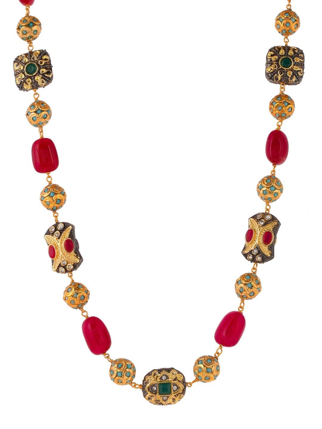 Ishhaara Victorian Semi Precious Long Chain