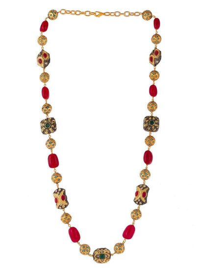 Ishhaara Victorian Semi Precious Long Chain