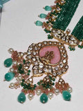 Ishhaara Vinayaka Pendant Polki Necklace