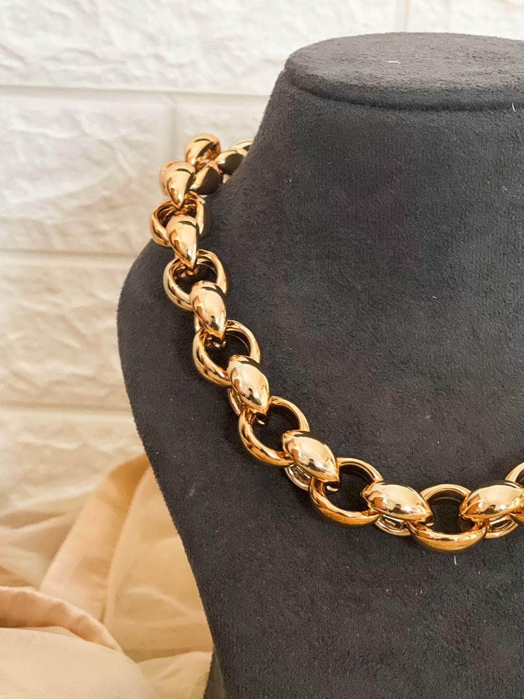 Ishhaara Vintage Chain Link Necklace