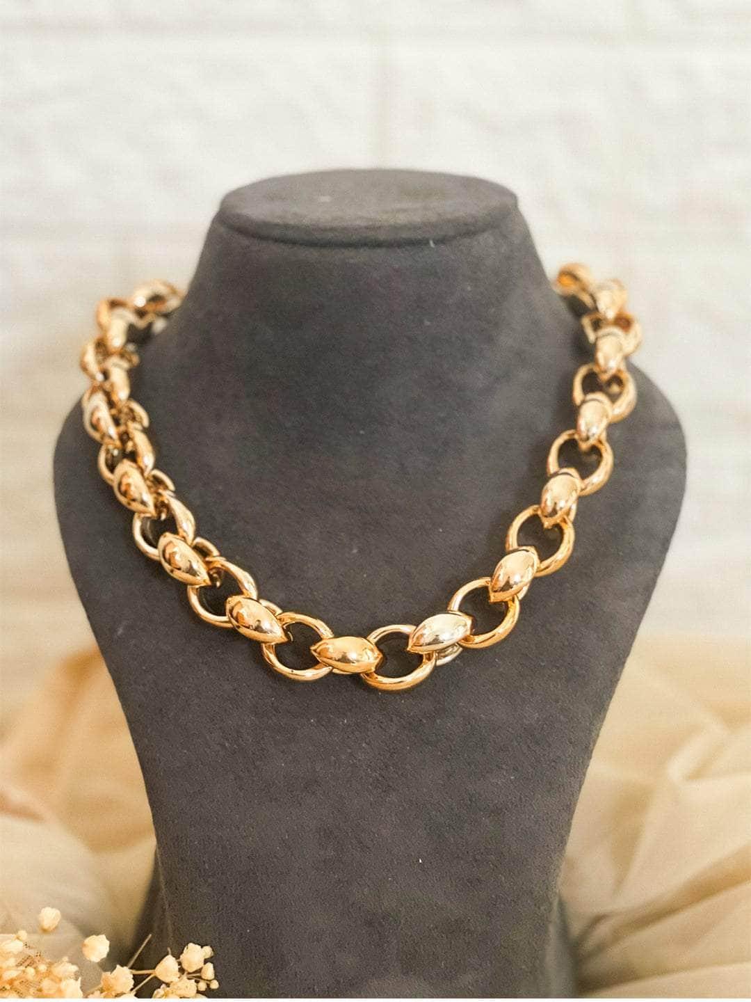 Ishhaara Vintage Chain Link Necklace
