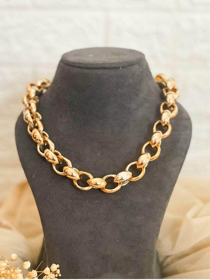 Ishhaara Vintage Chain Link Necklace