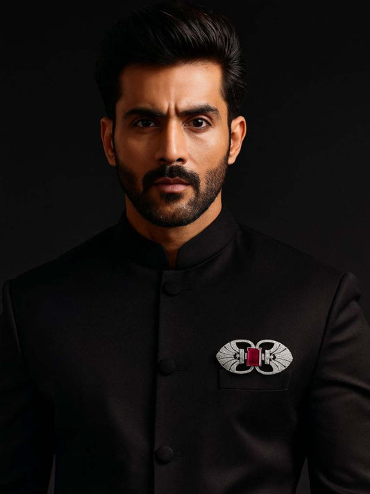 Ishhaara Vintage Groom Brooch
