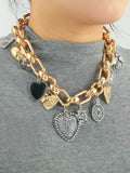 Ishhaara Vintage Heart Necklace