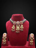 Ishhaara Victorian Kundan Beaded Choker Set