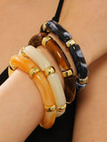 Ishhaara Viral Gold And Resin Bracelet