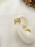 Ishhaara White American Diamond Earcuff