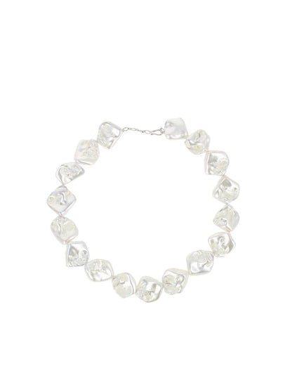 Ishhaara Baroque Statement Necklace Super White