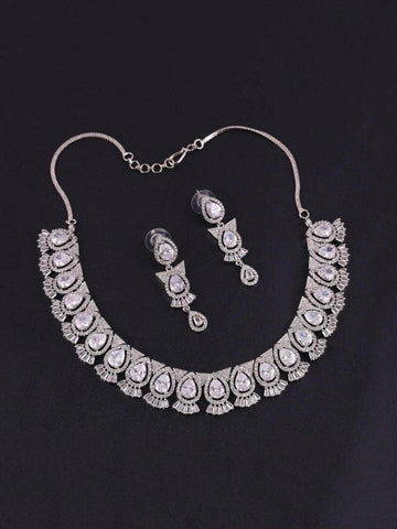 Ishhaara Contemporary Multi American Diamond Jewellery Set