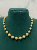 Ishhaara White Golden Jadau Ad Kantha Necklace