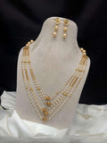 Ishhaara White Kundan Beads Necklace