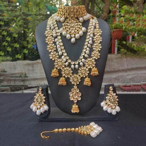 Ishhaara Layered Jumki Choker Bridal Set