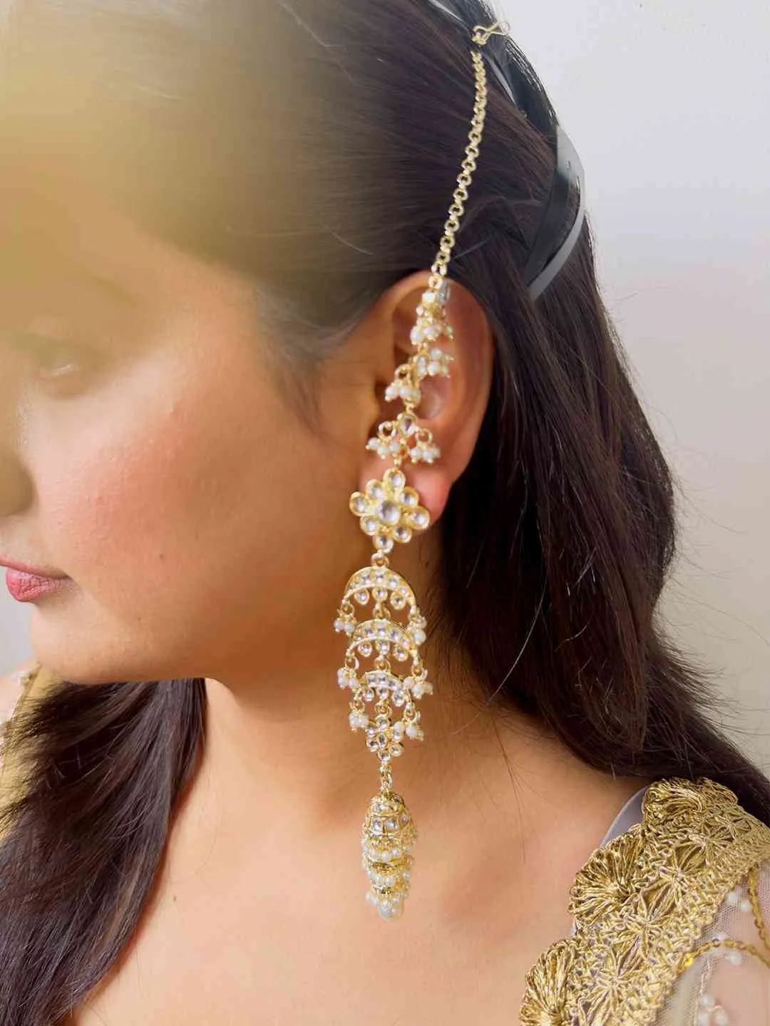 Ishhaara Noor String Earrings