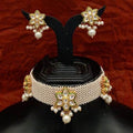 Ishhaara White Patwa Star Necklace Set