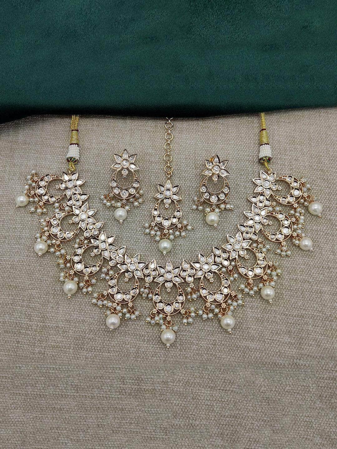 Ishhaara Pearl Kundan Choker