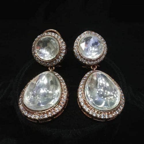 Ishhaara Polki Ad Outline Earring