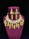 Ishhaara Yellow Bridal Jumki Necklace