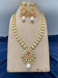 Ishhaara Drop Shaped Heavy Kundan Long Necklace Set