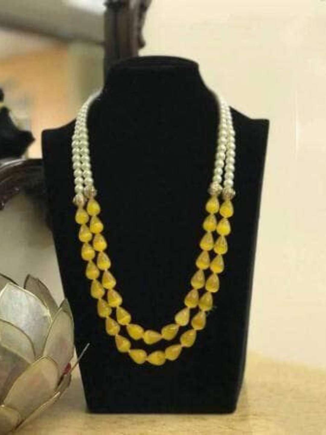 Ishhaara Dual Layered Monalisa Necklace