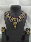 Ishhaara Yellow Sabyasachi Inspired Necklace Set